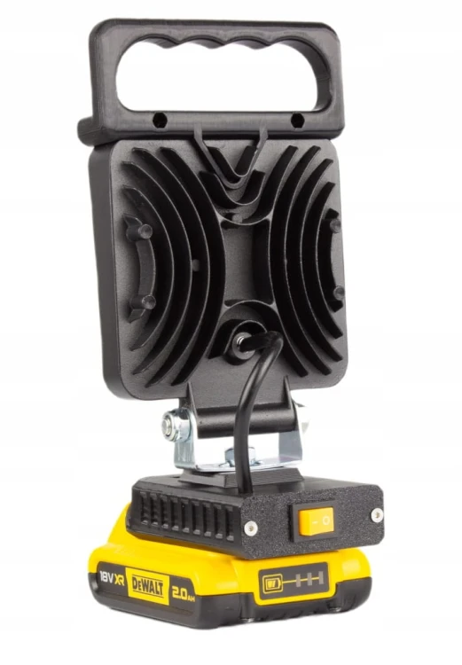 Lampa do DEWALT XR 18V 20V robocza ROZPROSZONA halogen latarka 49W 49 LED
