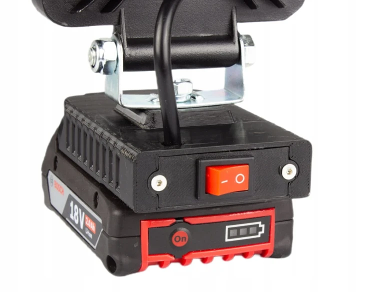 Lampa do BOSCH 18V PRO robocza ROZPROSZONA halogen na akumulator 49W 49 LED