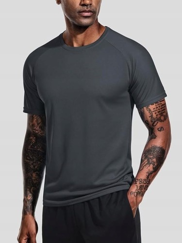 Zestaw 3 Koszulek Sportowych Męskich Oddychające Siłownię Bieganie XXL 2XL