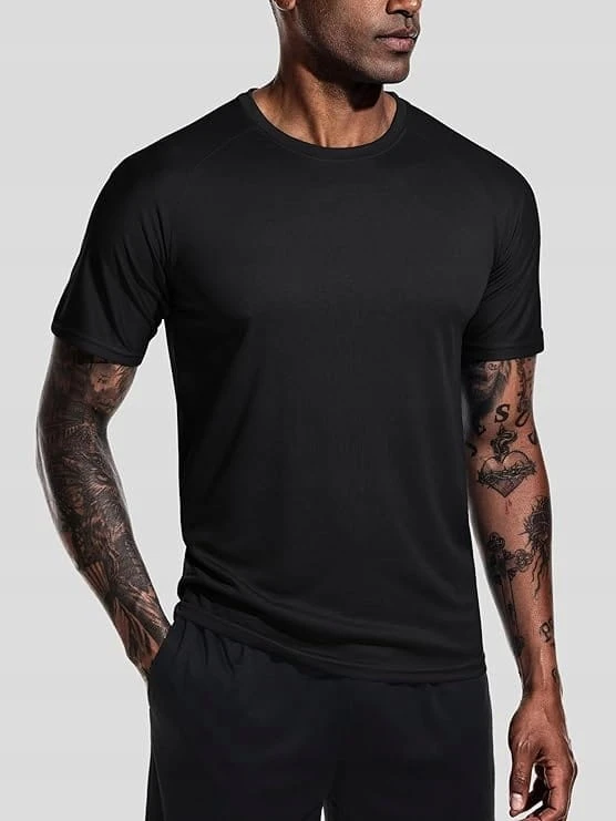 Zestaw 3 Koszulek Sportowych Męskich Oddychające Siłownię Bieganie XXXL 3XL