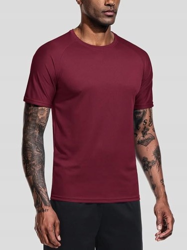 Zestaw 3 Koszulek Sportowych Męskich Oddychające Tshirt Siłownię Bieganie M