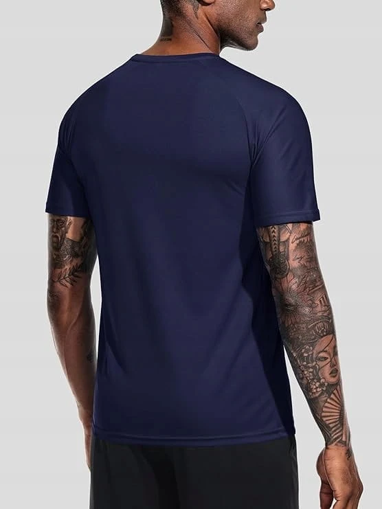 Zestaw 3 Koszulek Sportowych Męskich Oddychające Tshirt Siłownię Bieganie M