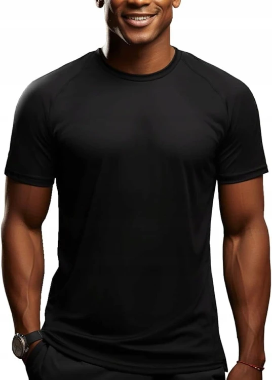 Męska Koszulka Sportowa Oddychająca t-shirt na Siłownię Bieganie Fitness L