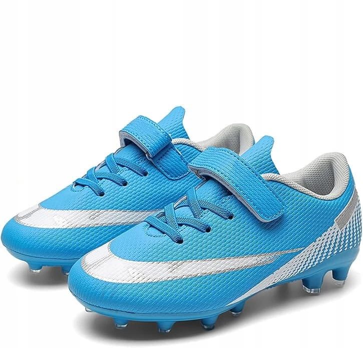 Dziecięce Korki Piłkarskie Niebieskie Lekkie Buty Sportowe Orlik R. 37