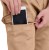 Męskie Spodenki Cargo Lato Elastyczny Pas 6 Kieszeni Outdoor Khaki XXXL 3XL