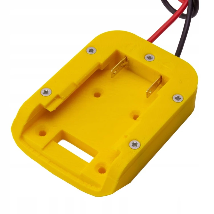 Adapter do akumulatora baterii DeWALT XR 18V 20V GRUBE PRZEWODY ŻÓŁTY