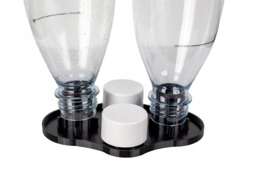OCIEKACZ do butelek SODASTREAM na 2 dwie butelki UCHWYT kolor czarny