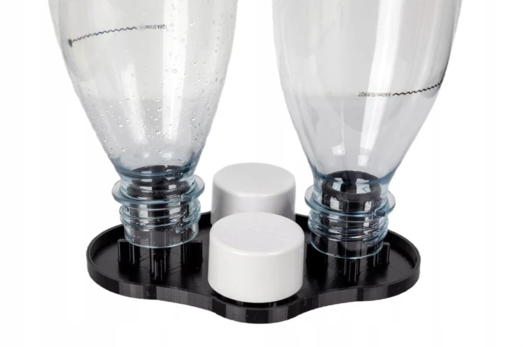OCIEKACZ do butelek SODASTREAM na 2 dwie butelki UCHWYT kolor czarny