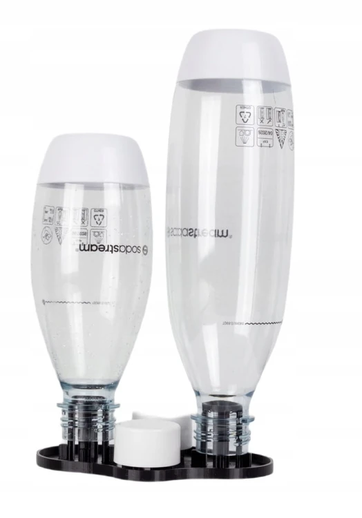OCIEKACZ do butelek SODASTREAM na 2 dwie butelki UCHWYT kolor czarny