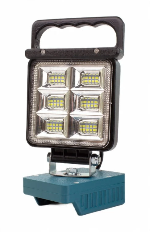 Lampa do Makita 18V robocza warsztatowa halogen ROZPROSZONA latarka 48W LED