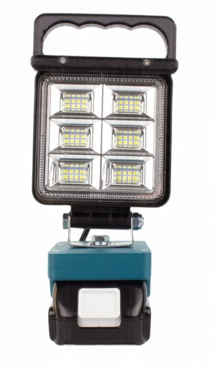 Lampa do Makita 18V robocza warsztatowa halogen ROZPROSZONA latarka 48W LED