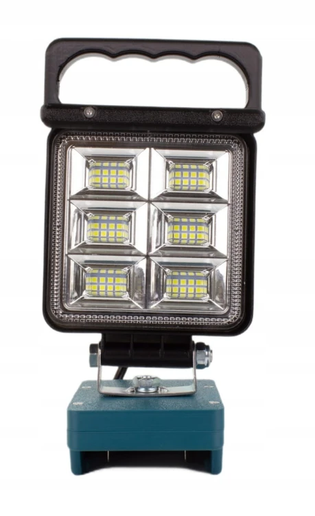 Lampa do Makita 18V robocza warsztatowa halogen ROZPROSZONA latarka 48W LED