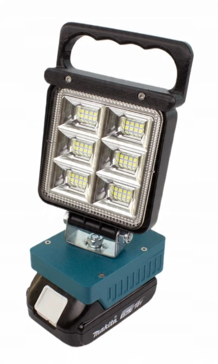 Lampa do Makita 18V robocza warsztatowa halogen ROZPROSZONA latarka 48W LED