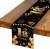 Bieżnik na 18 urodziny urodzinowy osiemnastka 40x140cm napisy czarny złoty