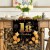 Bieżnik na 18 urodziny urodzinowy osiemnastka 40x140cm napisy czarny złoty