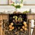 Bieżnik na 30 urodziny urodzinowy 40x140cm trzydziestka napisy czarny złoty
