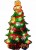 Choinka LED Ozdoba dekoracja światełka na okno Boże Narodzenie na baterie