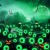 Lampki Halloween LED Oczy 2x Zestaw Na Baterie Dekoracja Ogrodowa
