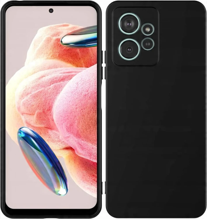 Plecki Foluu do Xiaomi Redmi Note 12 4G 2023 czarne etui case do telefonu