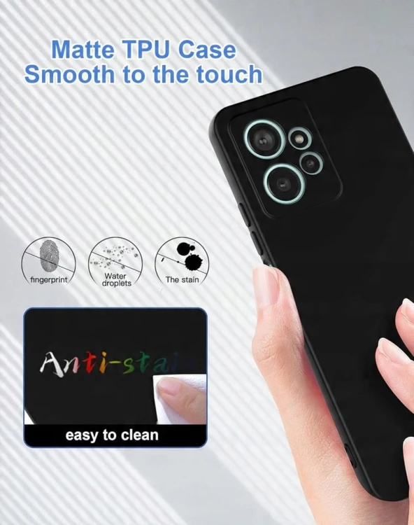 Plecki Foluu do Xiaomi Redmi Note 12 4G 2023 czarne etui case do telefonu