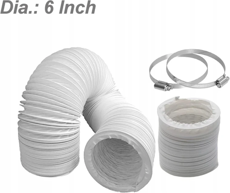 RURA WYDECHOWA ZEWNĘTRZNA PRZENOŚNY WĄŻ KLIMATYZATORA ŚREDNICA 15CM / 2,5m