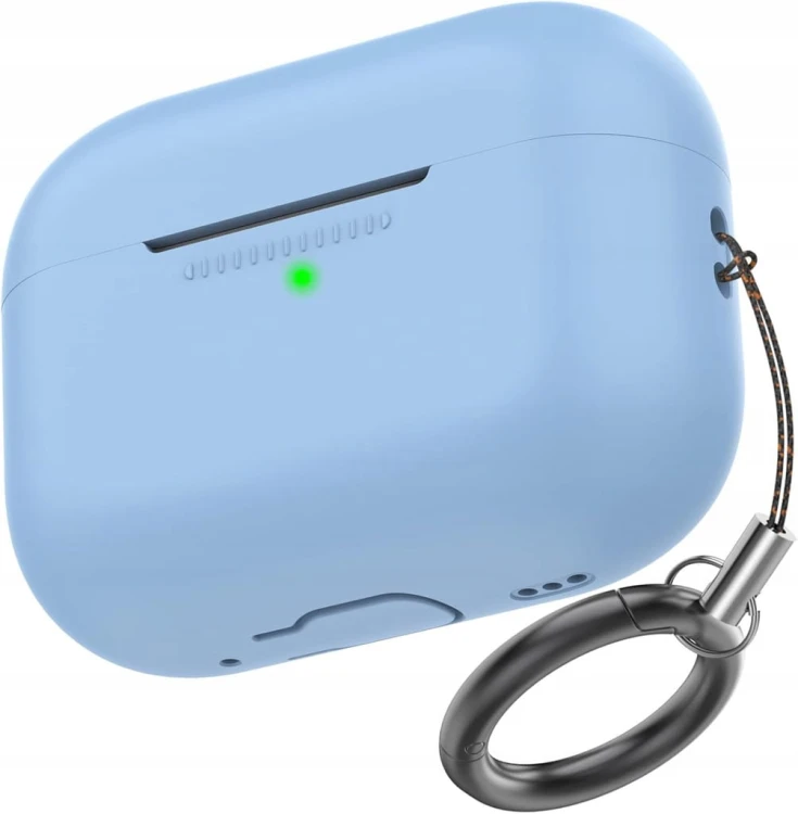 Etui Apple AirPods Pro 2 Silikonowy Pokrowiec Ochronny Case Brelok Obudowa