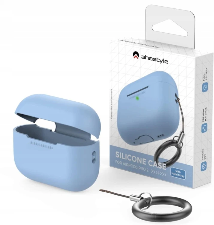 Etui Apple AirPods Pro 2 Silikonowy Pokrowiec Ochronny Case Brelok Obudowa