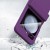 Samsung Galaxy Z Flip 5 Etui Portfelowe + Folia Ochrona 360 Karty fioletowe