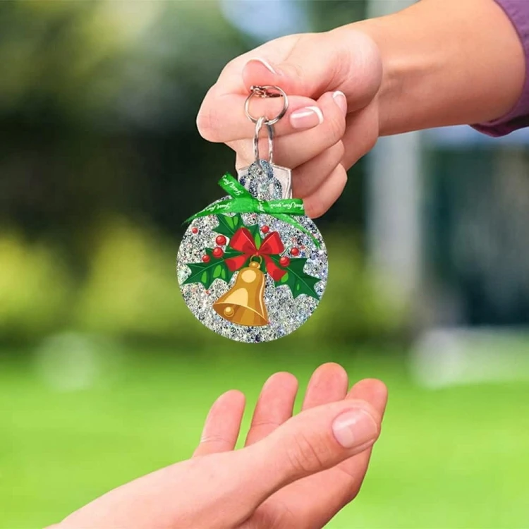 6x Silikonowe Foremki do Żywicy Epoksydowej Ozdoby Choinkowe DIY Zawieszki