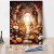 Obraz do MALOWANIA PO NUMERACH Bez Ramy MALOWANIE 40x30cm motyw kwiatowy