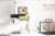 Uchwyt na papier toaletowy METALOWY ścienny z półką loft czarny 4 w 1 WC