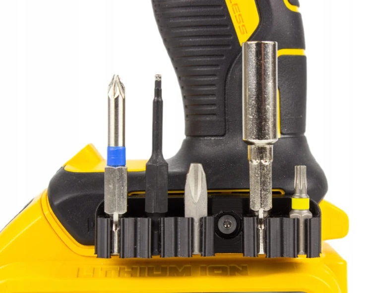 Uchwyt na bity do wiertarko - wkrętarki DEWALT XR 18V 20V gumowy + śrubka