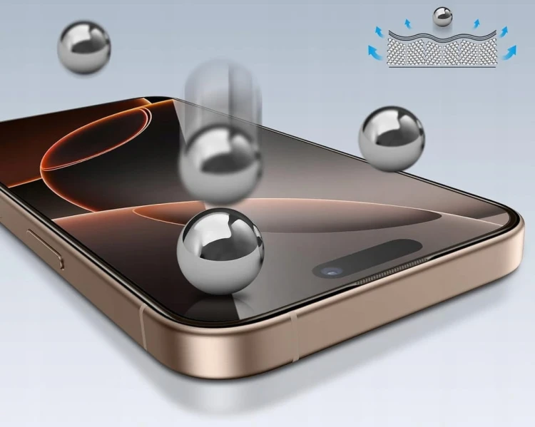 Szkło do iPhone 16 Pro Max 6.9" + Osłona Aparatu 9H 2 szt. HD z aplikatorem